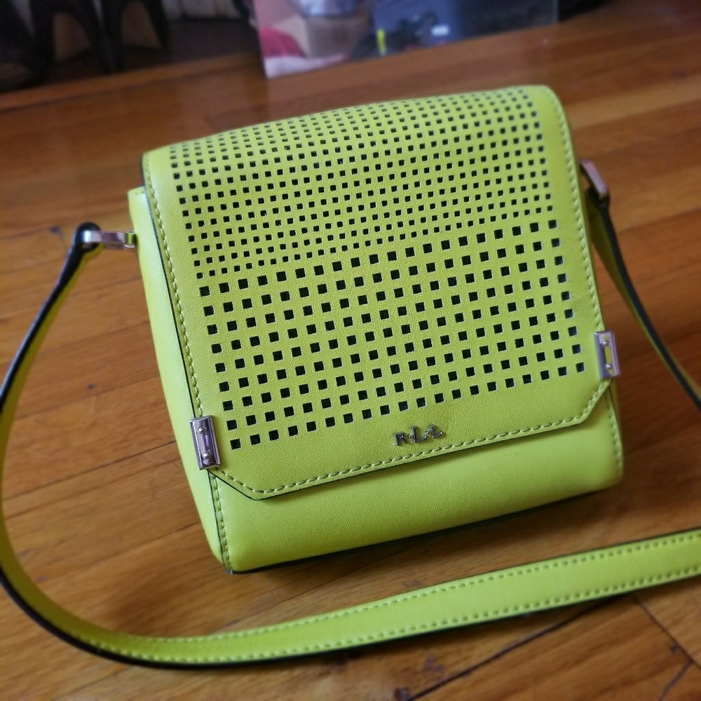 Ralph Lauren mini cross body bag clutch purse